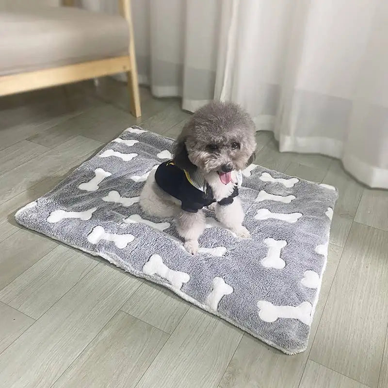 Multi-model pet flannel sleeping mat kennel mat blanket