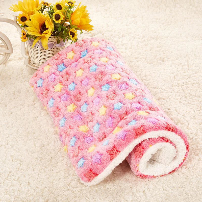 Multi-model pet flannel sleeping mat kennel mat blanket
