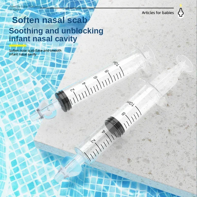 2Pcs Needle Tube Baby Nasal Aspirator Syringe