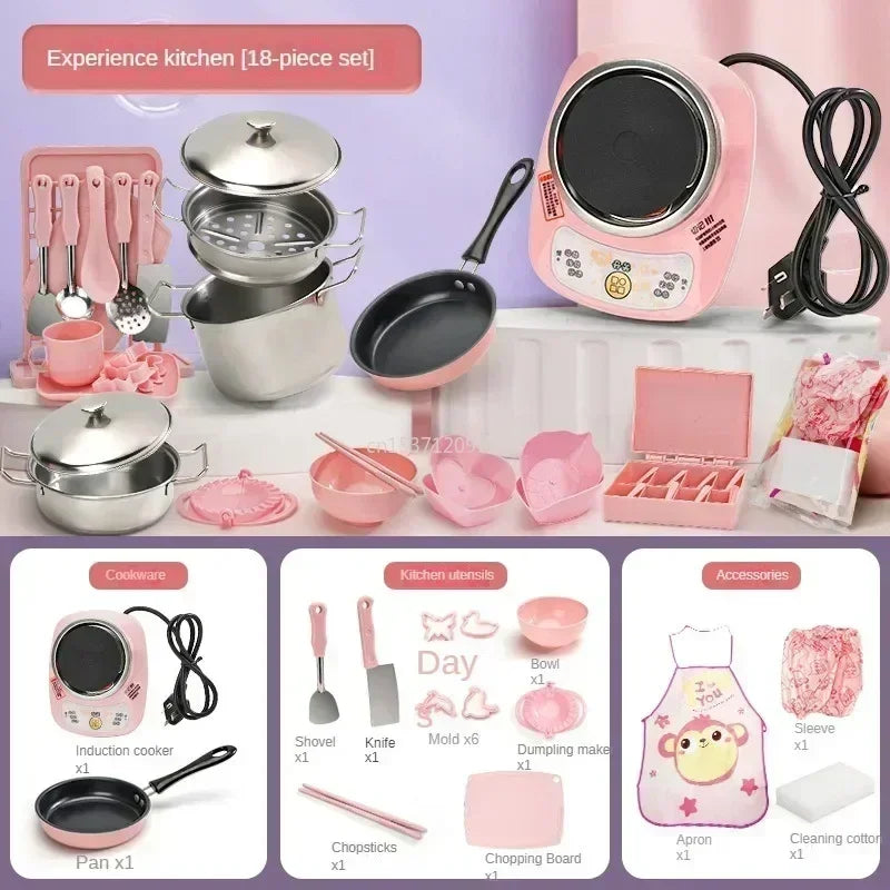 New Funny Kitchen Toys Girl Can Cook Mini Kitchen