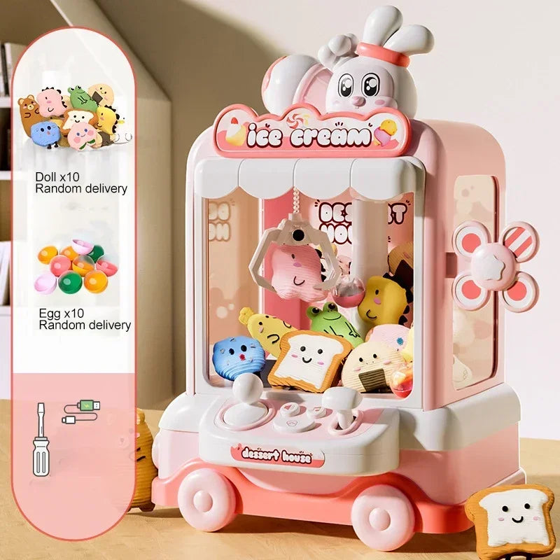 Big Size DIY Doll Machine Kids Coin Operated Play