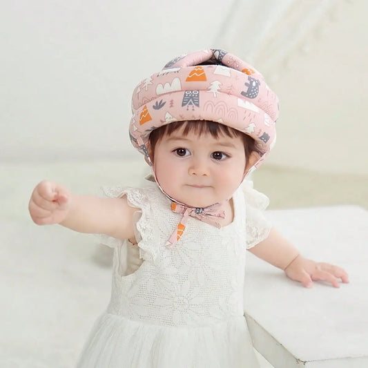 Pink Baby Toddler Head Protector, Breathable Head Drop