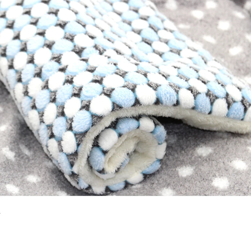 Multi-model pet flannel sleeping mat kennel mat blanket