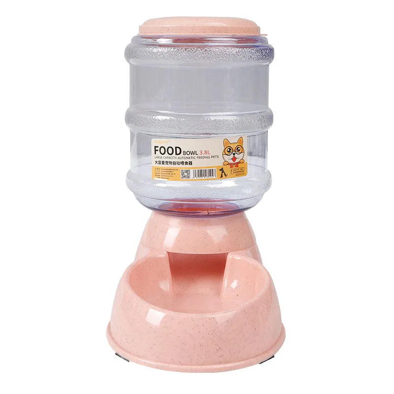 Dog Automatic Feeders Plastic Water Bottle Cat