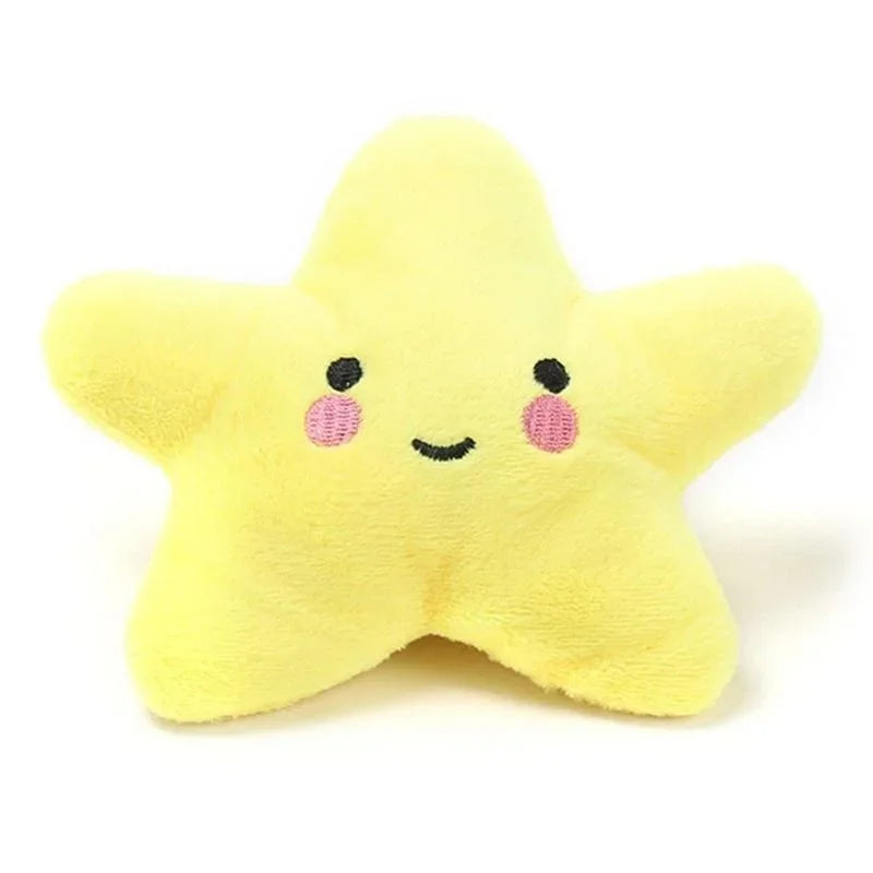 Pet Toy Plush Sounding Pentagram Toy Pet Playing