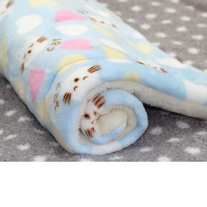 Multi-model pet flannel sleeping mat kennel mat blanket