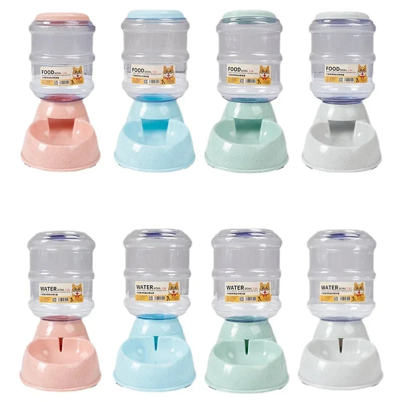 Dog Automatic Feeders Plastic Water Bottle Cat