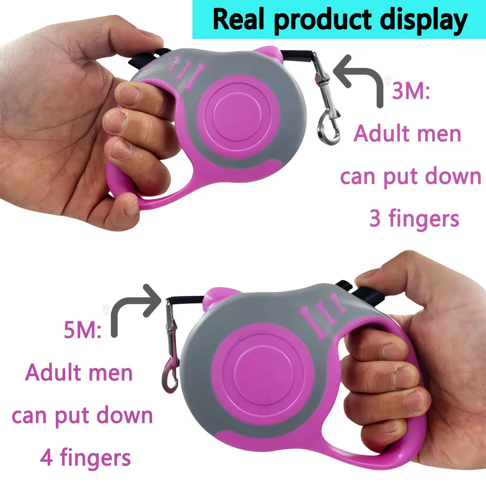 3 Meters 5 Meter Retractable Pet Dog Leash for Small