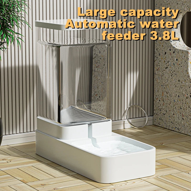 Automatic Cat Feeder & Water Dispenser with Gravity