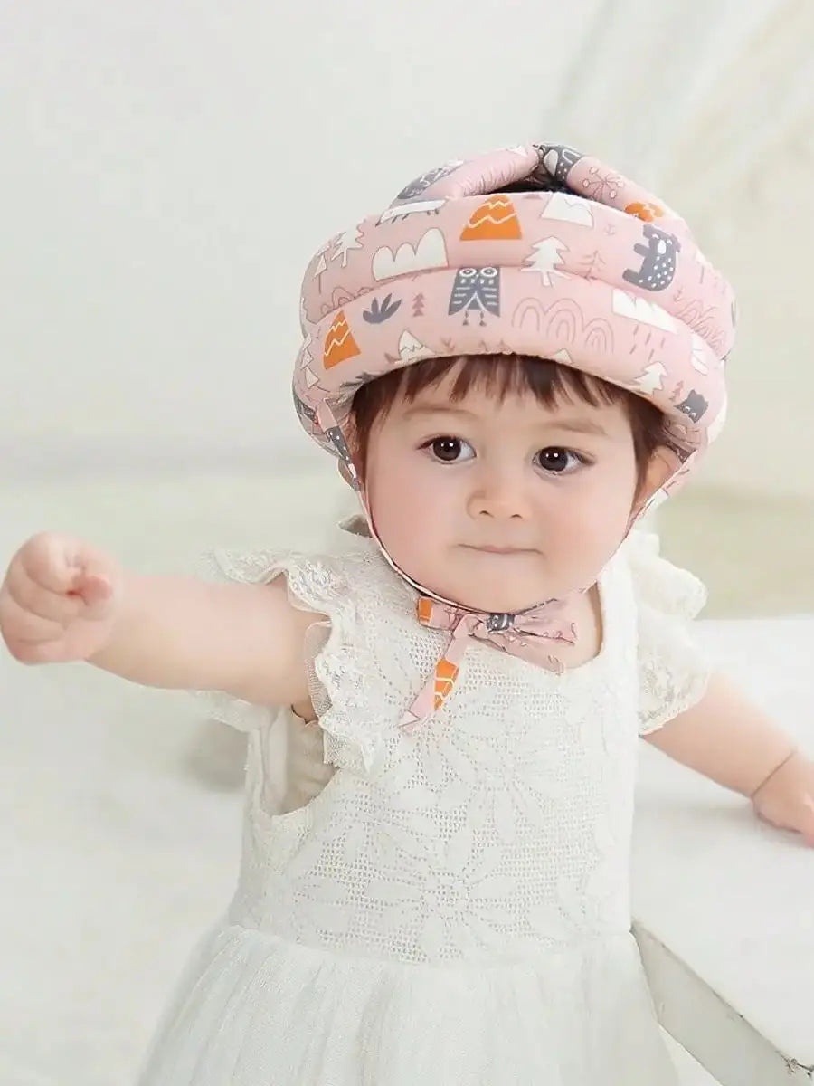 Pink Baby Toddler Head Protector, Breathable Head Drop