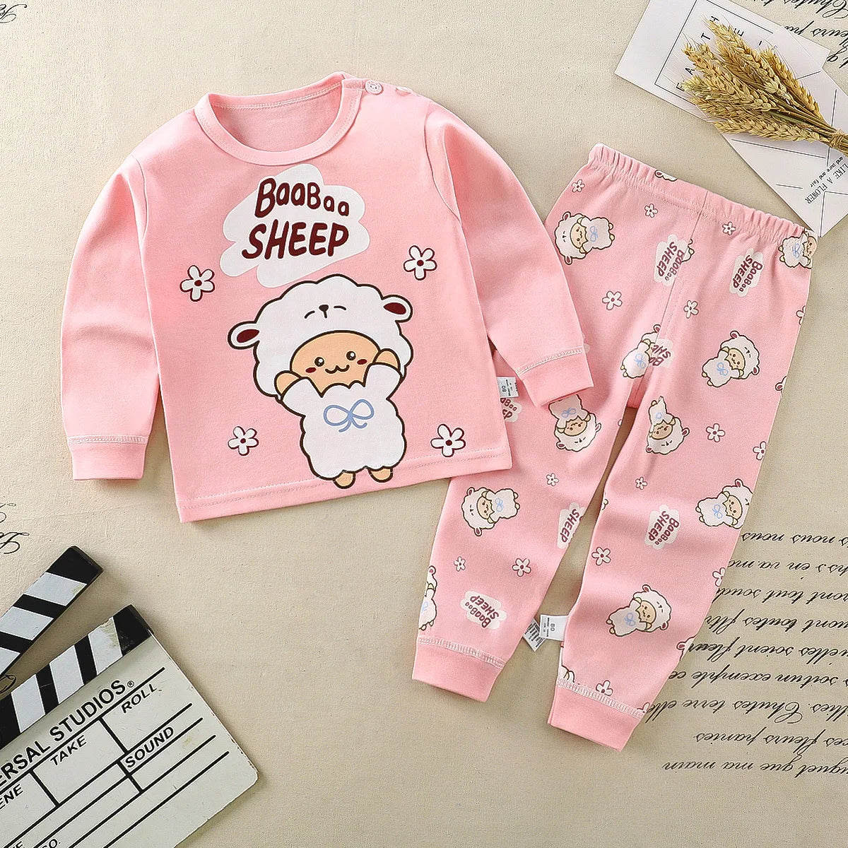 Toddler Boys Underwear Set Cotton Lettering And Bear