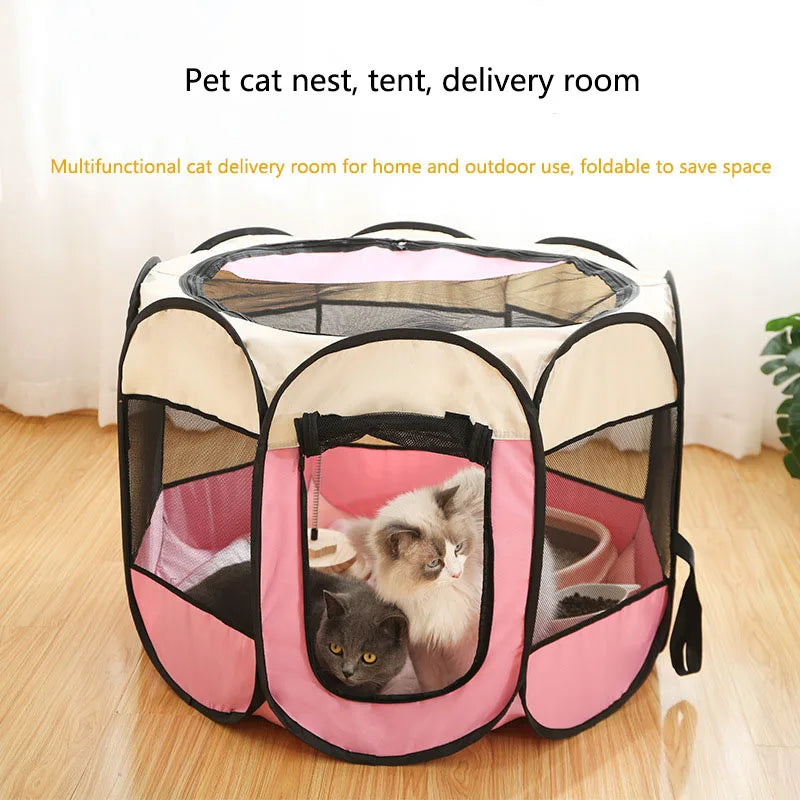 Pet nest pet dog cat delivery room foldable cat nest