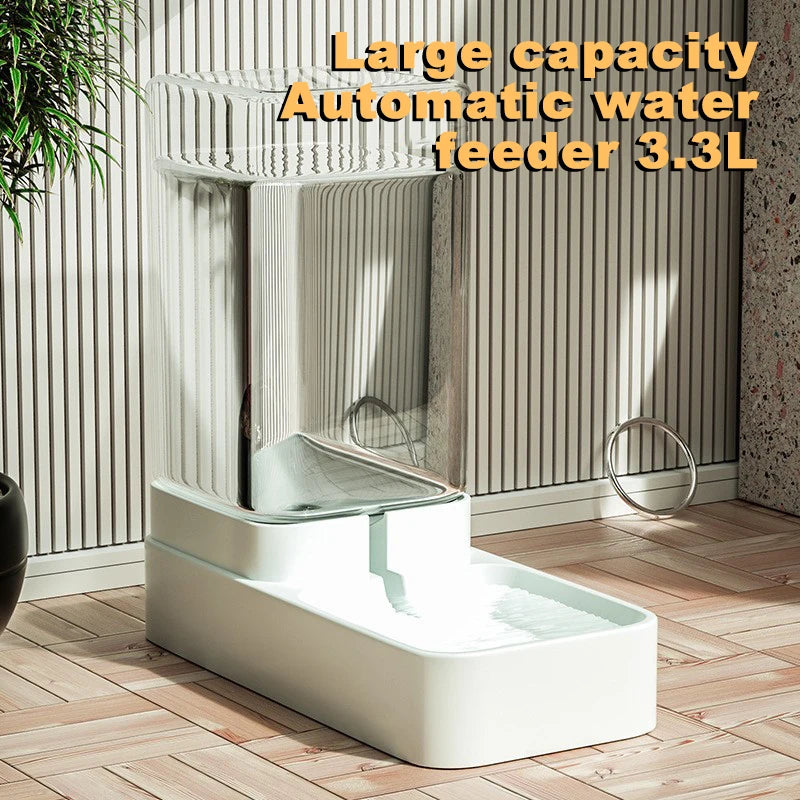 Automatic Cat Feeder & Water Dispenser with Gravity