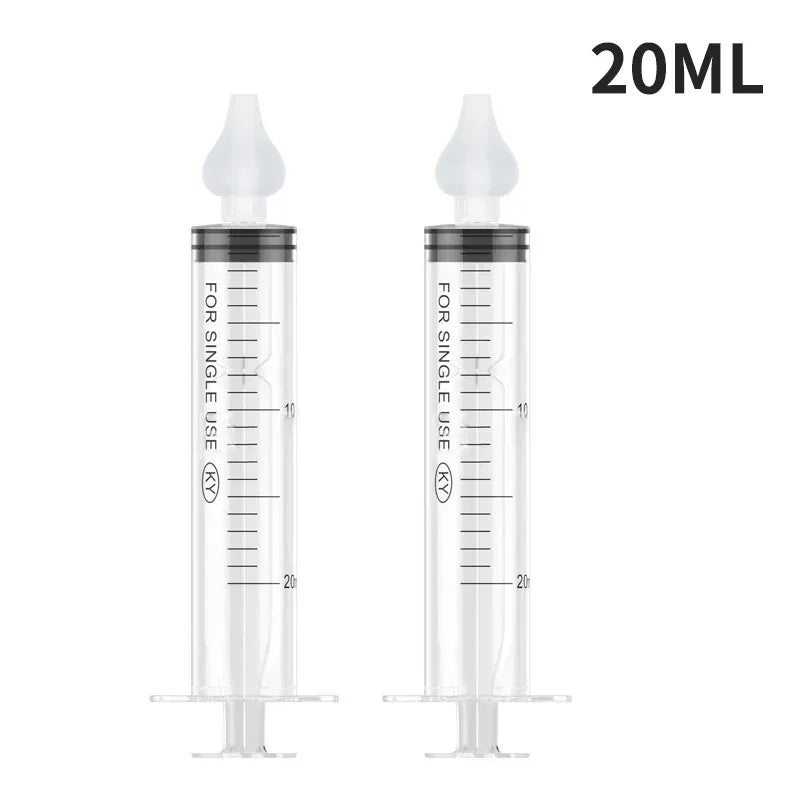 2Pcs Needle Tube Baby Nasal Aspirator Syringe