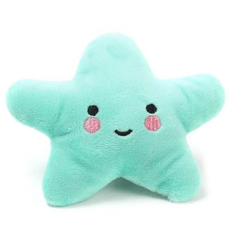Pet Toy Plush Sounding Pentagram Toy Pet Playing