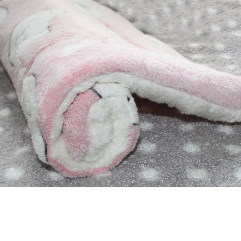 Multi-model pet flannel sleeping mat kennel mat blanket
