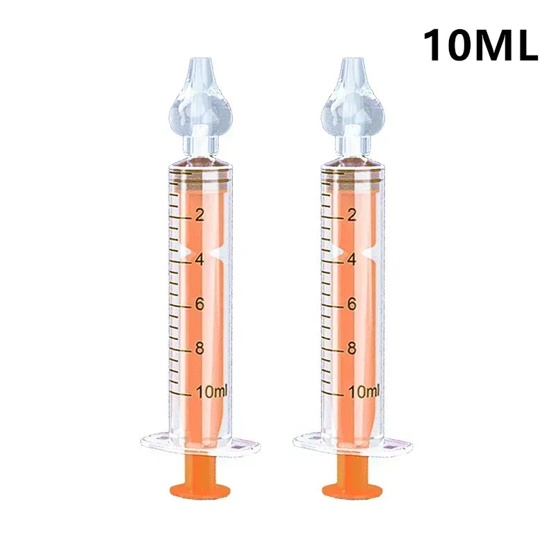 2Pcs Needle Tube Baby Nasal Aspirator Syringe