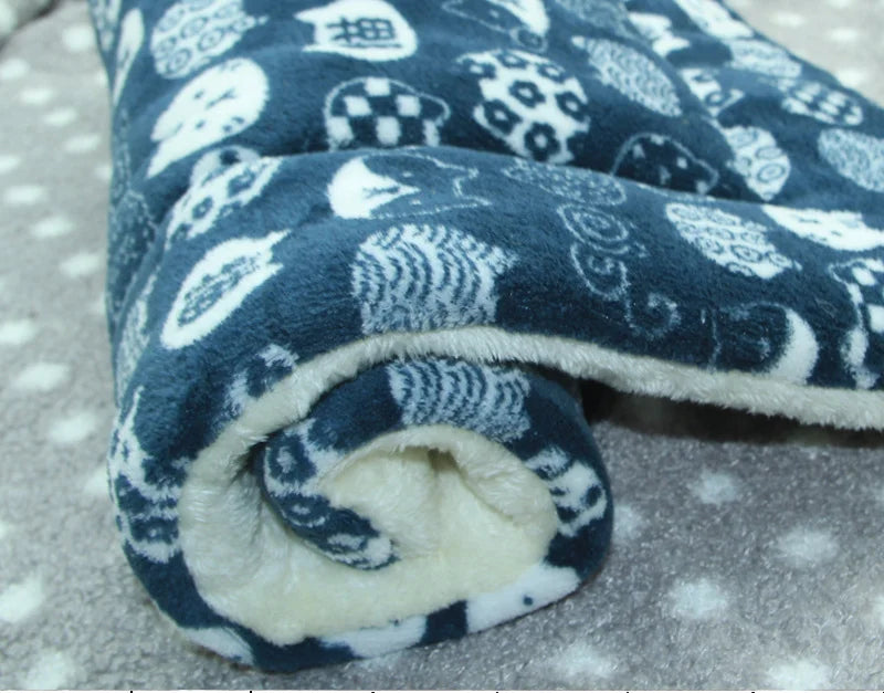 Multi-model pet flannel sleeping mat kennel mat blanket