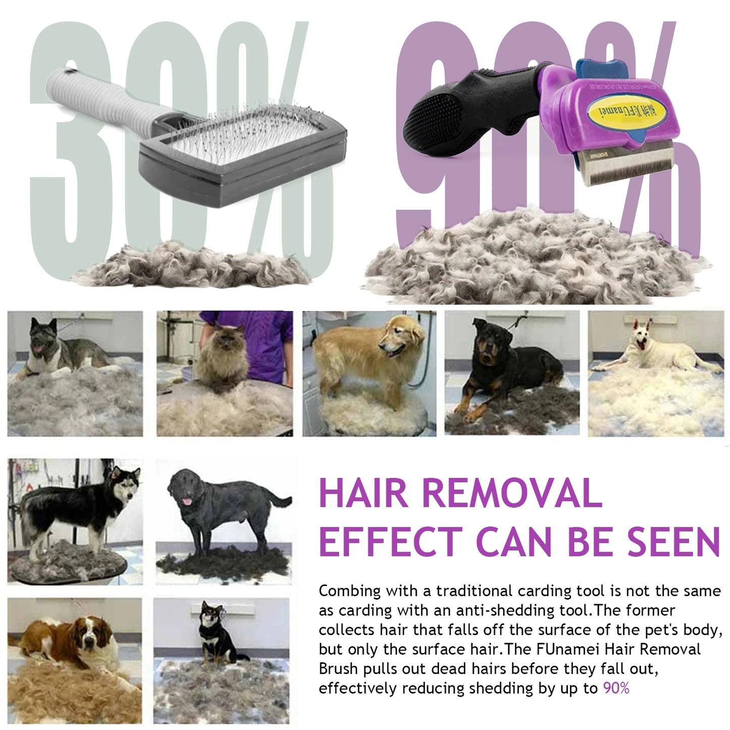 Dog Brush Grooming Accessories Pet Hair Knotting