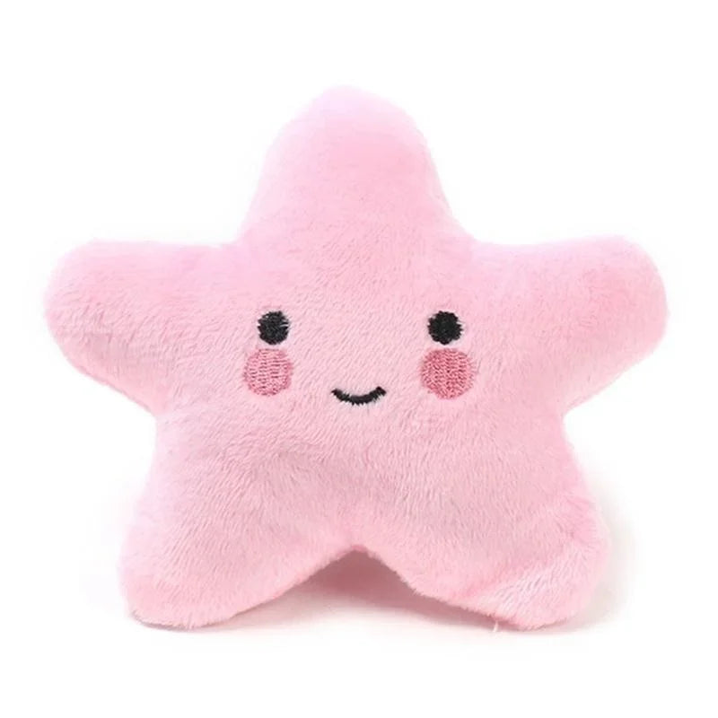 Pet Toy Plush Sounding Pentagram Toy Pet Playing