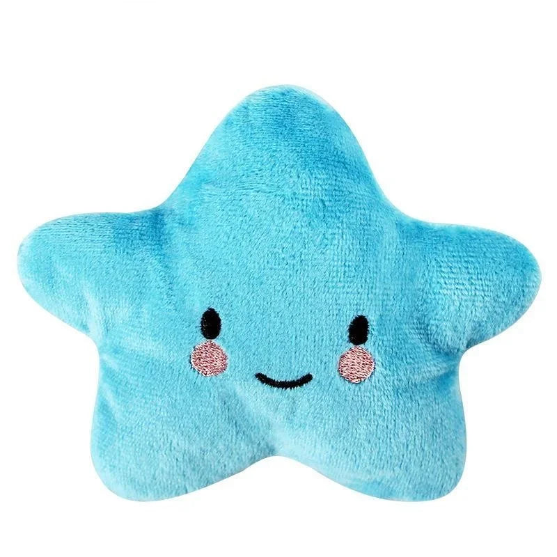 Pet Toy Plush Sounding Pentagram Toy Pet Playing