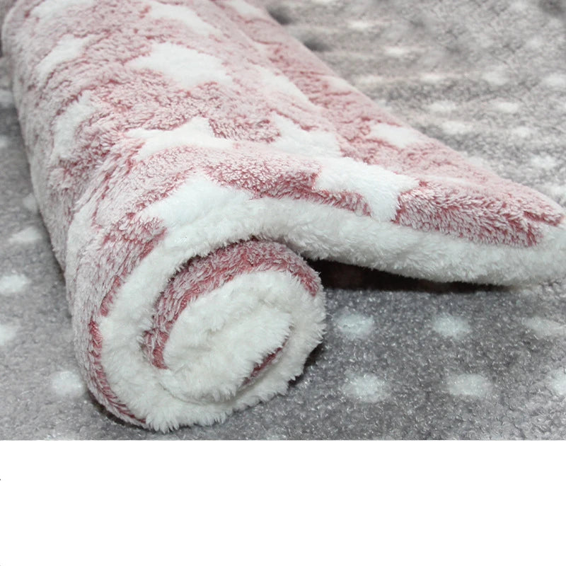 Multi-model pet flannel sleeping mat kennel mat blanket