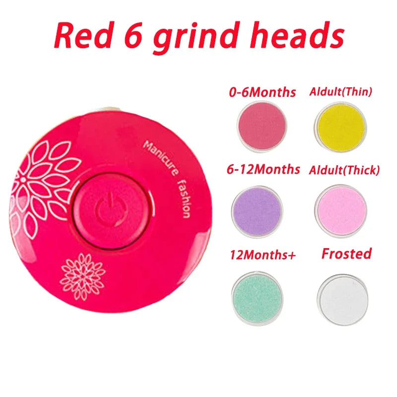 Baby Electric Nail Trimmer Kid Nail Polisher Tool Baby