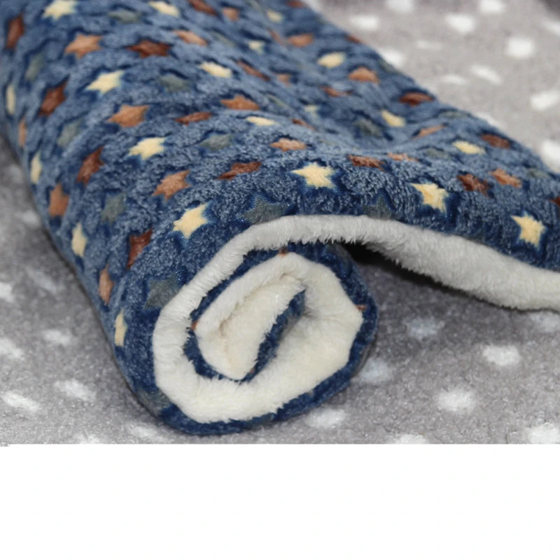 Multi-model pet flannel sleeping mat kennel mat blanket
