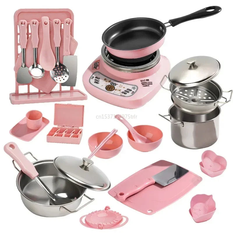 New Funny Kitchen Toys Girl Can Cook Mini Kitchen