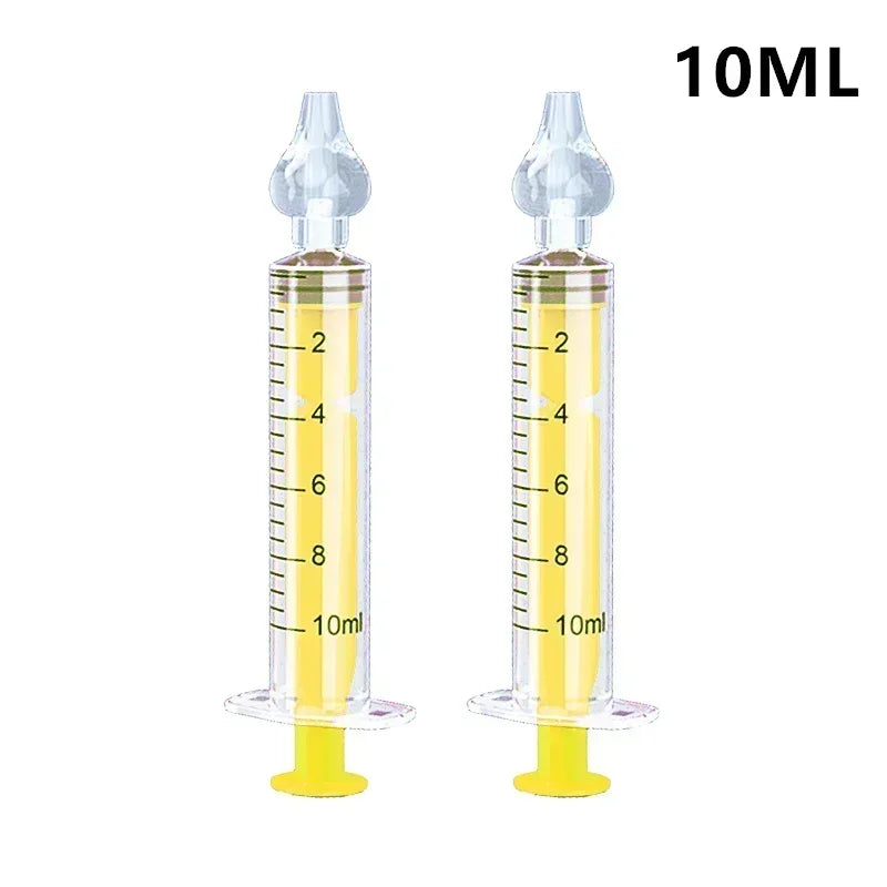 2Pcs Needle Tube Baby Nasal Aspirator Syringe