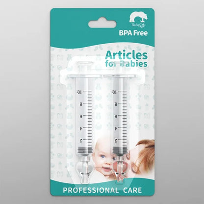 2Pcs Needle Tube Baby Nasal Aspirator Syringe