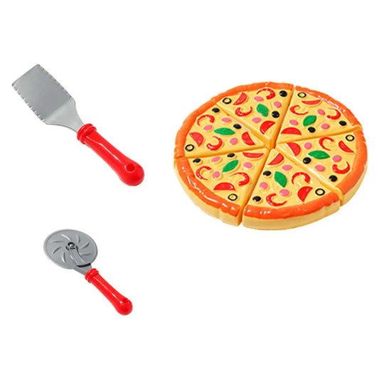 Kids Pizza Cutting Toy Simulation Plastic Pizza