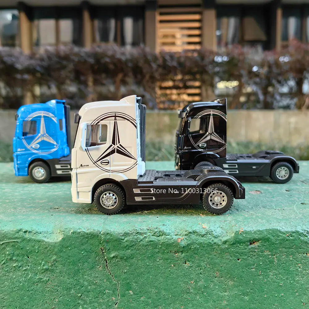 1:50 Large Diecast Alloy Truck Car Model Toys Container