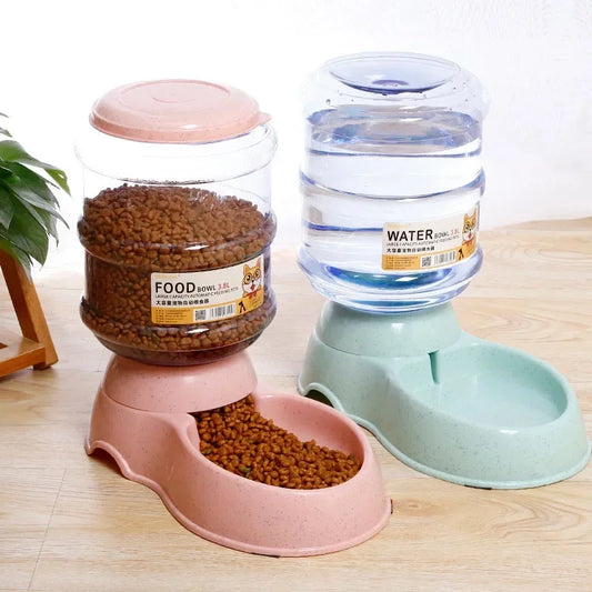 Dog Automatic Feeders Plastic Water Bottle Cat