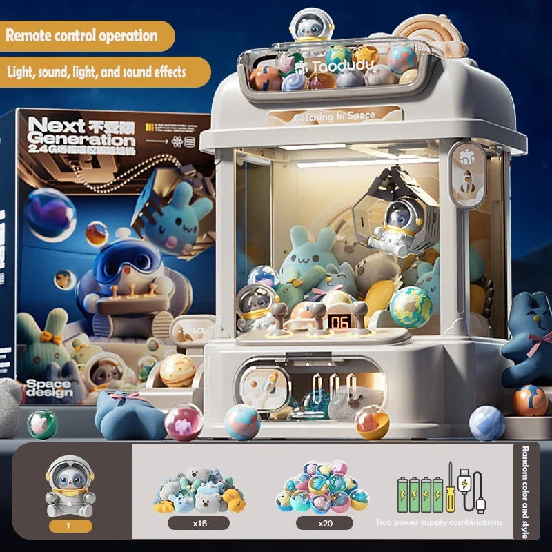Big Size DIY Doll Machine Kids Coin Operated Play