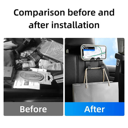 Car Back Seat Hook Hanging Storage Mobile Phone