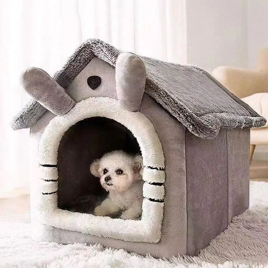Indoor Warm Dog House Soft Pet Bed Tent House