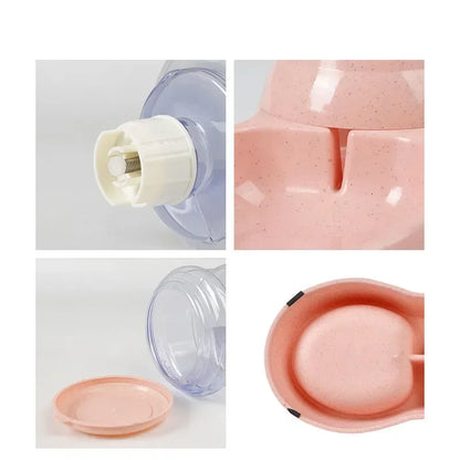 Dog Automatic Feeders Plastic Water Bottle Cat