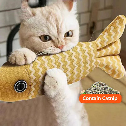 Cat Toys Fish Catnip Toys Interactive Cat Toy Cat