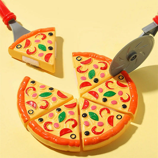 Kids Pizza Cutting Toy Simulation Plastic Pizza