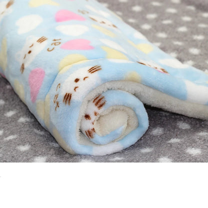 Multi-model pet flannel sleeping mat kennel mat blanket