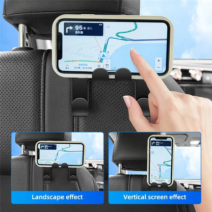 Car Back Seat Hook Hanging Storage Mobile Phone