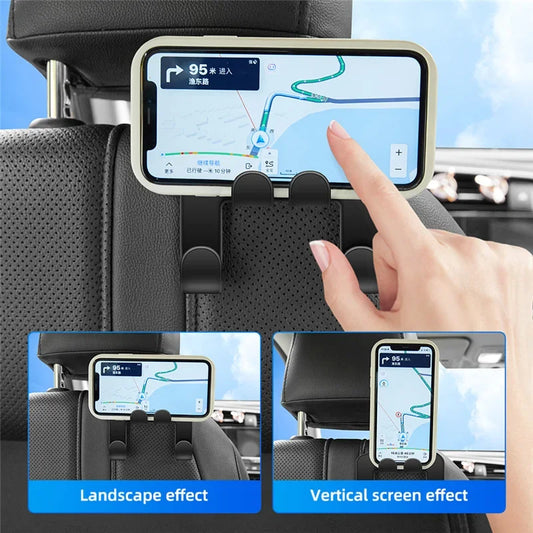 Car Back Seat Hook Hanging Storage Mobile Phone