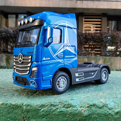 1:50 Large Diecast Alloy Truck Car Model Toys Container