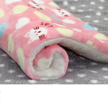 Multi-model pet flannel sleeping mat kennel mat blanket