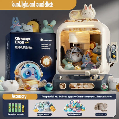 Big Size DIY Doll Machine Kids Coin Operated Play
