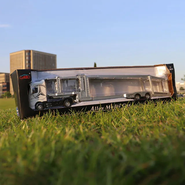 1:50 Large Diecast Alloy Truck Car Model Toys Container