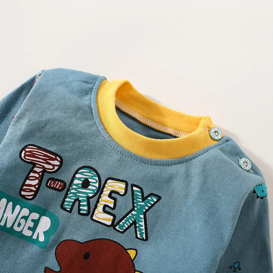 Toddler Boys Underwear Set Cotton Lettering And Bear