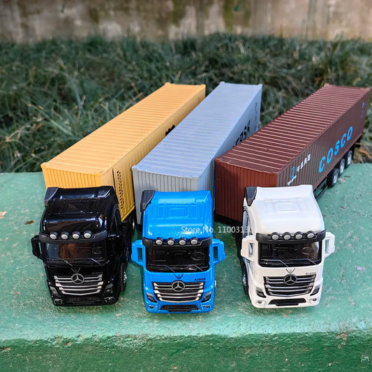 1:50 Large Diecast Alloy Truck Car Model Toys Container