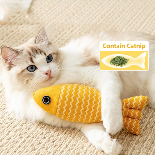 Cat Toys Fish Catnip Toys Interactive Cat Toy Cat
